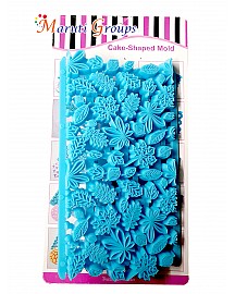 Flower Biscuit Petal Quilt Press Molds Icing Embossing Press Cutter - 4