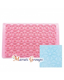 Square Biscuit Petal Quilt Press Molds Icing Embossing Press Cutter