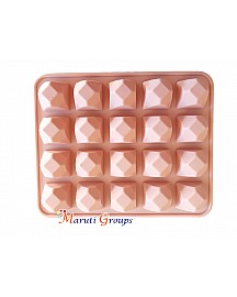  Square Gem Chocolate Silicone Mould 