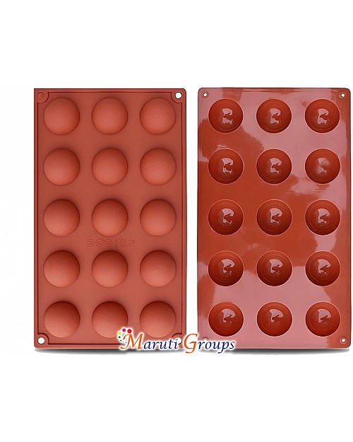 Half Sphere Chocolate Silicone Mould - 5cm Diameter