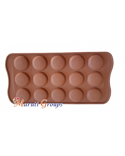 Flat Round Half Sphere Chocolate Silicone Mould