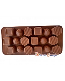 Shapes Chocolate Silicone Mould - Hexagon, Round, Square