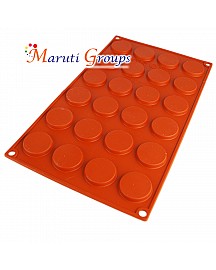 Half Cylinder Chocolate Silicone Mould 