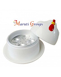 Egg Chicken boiler / Microwave 4 Eggs Boiler Cooker Poacher