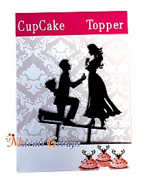 Bride & Groom Cake Topper for cake decorating 