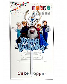 Frozen Happy Birthday Cake Topper for cake decorating 