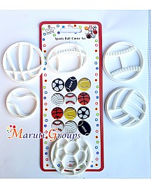 Sports Ball Cookie cutter set