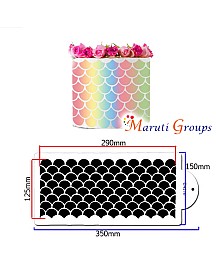 Fish Scale / Merimaid Cake Stencils for Cake Decorating - CH246