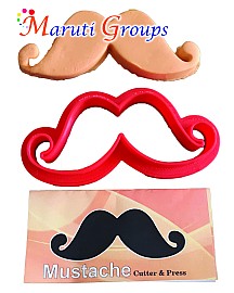 Mustache cookie cutter