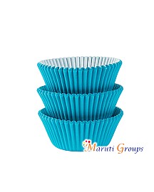 1000pc Cupcake Paper / Cupcake Wrapper -10.5cm- Light Blue Color