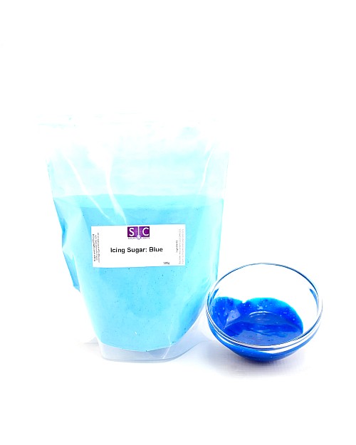 Icing Sugar 100g: Blue