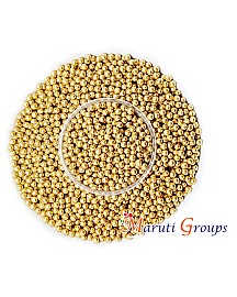 Dragees 4mm Gold Glitter Sprinkles - 100g - Pearl Balls - Colours: Gold