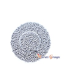 Dragees 4mm Silver Glitter Sprinkles - 100g - Pearl Balls - Colours: Silver