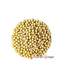 Dragees 8mm Gold Glitter Sprinkles - 100g - Pearl Balls - Colours: Gold