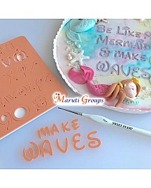 Disney Letters Alphabet elements Biscuit Stamp Cookie Cutter & Embosser /  DIY Stamp Size : 23cm x 13cm