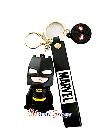 Justice League - Batman Keyring - Color - Black - 3D Keyring