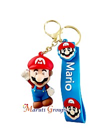 Super Mario Keyring - Color : Blue- 3D Keyring - Design 3