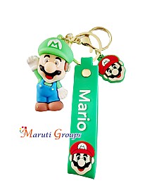 Super Mario Keyring - Color : Green- 3D Keyring - Design 1