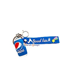 Pepsi Can / Bottle Keyring - Color : Blue and Red - 3D Keyring