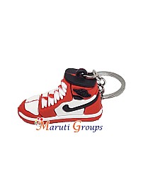 Nike Shoes Ball Keyring - Red Color