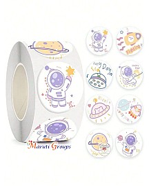 500pcs/roll Cartoon Animal Reward Stickers, Stationery Stickers