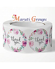 500pcs Thank You Sticker Labels For Baking Packaging, Wedding Gifts Decor, Jar, Storage Box, Canister