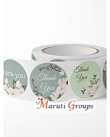 500pcs Thank You Sticker Labels For Baking Packaging, Wedding Gifts Decor, Jar, Storage Box, Canister