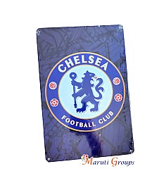 Chelsea Vintage Wall Poster / Beer Premium Quality Vintage Style Metal Bar Sign Rectangle Shape Metal Wall Plate Size - 20cm x 30cm