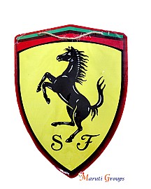 Ferrari Vintage Wall Poster  / Beer Premium Quality Vintage Style Metal Bar Sign Size - 35cm x 26cm