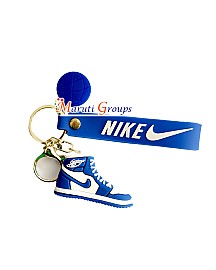 Nike Shoes Ball Keyring - Blue Color