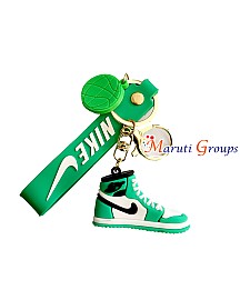 Nike Shoes Ball Keyring - Green Color