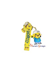 Pokemon W/Baseball Cap - Pikachu Keychain