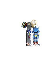 Sonic the Hedgehog with Wristlet & Clasp Keychain